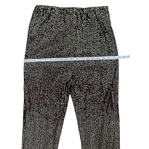 Black and Gold Sequin High Waisted Sparkly Wide leg Pants Wide Leg Pants. Med. - Picture 10 of 15